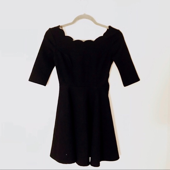 LULUS | Scallop Skater Dress - Picture 5 of 8